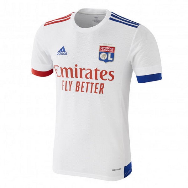 Camiseta Lyon Replica Primera Ropa 2020/21 Blanco